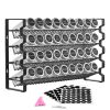 Spice Rack Organizer for Cabinet, Spice Organizer with 36 Empty Spice Jars, Lids, Spice Labels, and Funnel Complete Set, Seasoning Organizer for Count