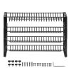 Detachable Spice Rack Organizer for Cabinet, 4 Tie Stackable Seasoning Organizer, Spice Jars Kitchen Storage for Countertop Kitchen Pantry Cupboard, 1