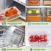 40 PCS Food Storage Containers with Lids Airtight (20 Lids &20 Containers) - Leakproof Meal-Prep Containers for Kitchen Storage Reusable Plastic Micro