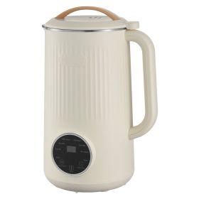 8-in-1 Nut Milk Maker, 34 oz Soy Milk Maker with 180W Blending, for Homemade Oat, Nut, Soy, Juice, Milkshake, Rice Cereal, Plant-Based Beverages with