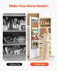 Over the Door Pantry Organizer, 8-Tier Pantry Organization and Storage, Heavy-Duty Steel Hanging Spice Rack, Adjustable Wall Seasoning Shelves, for Ho