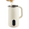 6-in-1 Nut Milk Maker, 20 oz Soy Milk Maker Machine with 6 Blades, for Homemade Oat, Nut, Soy, Juice, Plant-Based and Non Dairy Beverages with High-Te