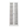 Metal Kitchen Pantry Cabinet - 72" Tall Storage with 5 Adjustable Shelves, White Freestanding Cabinet for Kitchen/Pantry/Bathroom