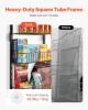 Over the Door Pantry Organizer, 8-Tier Pantry Organization and Storage, Heavy-Duty Steel Hanging Spice Rack, Adjustable Wall Seasoning Shelves, for Ho