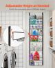 Over the Door Pantry Organizer, 8-Tier Pantry Organization and Storage, Heavy-Duty Steel Hanging Spice Rack, Adjustable Wall Seasoning Shelves, for Ho