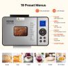 Bread Maker, 19-in-1 2LB Dough Machine, Nonstick Ceramic Pan Automatic Breadmaker with Gluten Free Setting, Whole Wheat Bread Making, Digital, Program