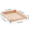 Pull Out Cabinet Organizer, 17"W x 21"D Cabinet Drawer, Soft Close Slide out Shelf, Heavy-Duty Sliding Wood Drawer, Bottom and Side Assembly Base Cabi