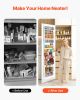 Over the Door Pantry Organizer, 10-Tier Pantry Organization and Storage, Heavy-Duty Steel Hanging Spice Rack, Adjustable Wall Seasoning Shelves, for H