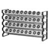 Spice Rack Organizer for Cabinet, Spice Organizer with 36 Empty Spice Jars, Lids, Spice Labels, and Funnel Complete Set, Seasoning Organizer for Count