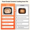 Bread Maker, 19-in-1 2LB Dough Machine, Nonstick Ceramic Pan Automatic Breadmaker with Gluten Free Setting, Whole Wheat Bread Making, Digital, Program
