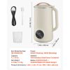 8-in-1 Nut Milk Maker, 34 oz Soy Milk Maker with 180W Blending, for Homemade Oat, Nut, Soy, Juice, Milkshake, Rice Cereal, Plant-Based Beverages with