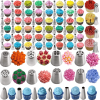 Cake Decorating Supplies 359-Piece Piping Bags and Tips Set Cake Decorating Kit with 60 Piping Tips Cake Decorating Tools with Multi-Purpose 3-Layer T